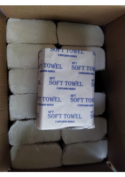 Soft Towel Z Katlama Havlu 120 Yaprak