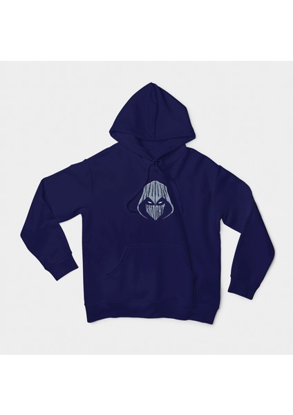 Moon Knight Ön ve Sırt Baskılı 3ip Kalın Kumaş Kapüşonlu Sweatshirt modelleri