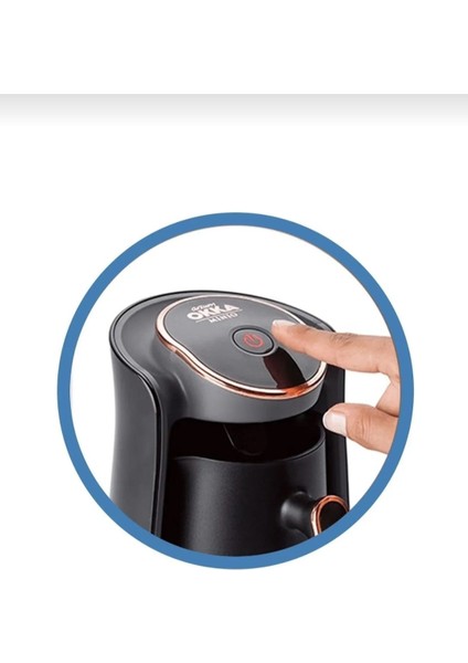 OK004-K Okka Minio Türk Kahvesi Makinesi (Siyah) fiyatları