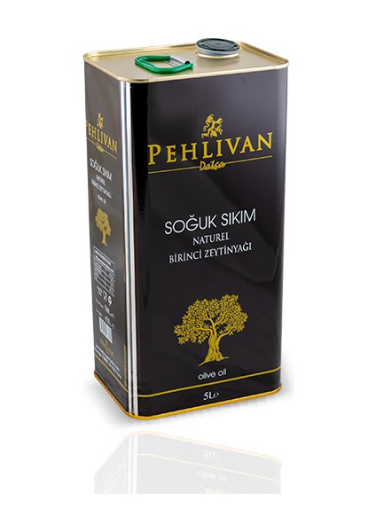 Soğuk Sıkım Birinci Zeytinyağı 5 Lt Teneke