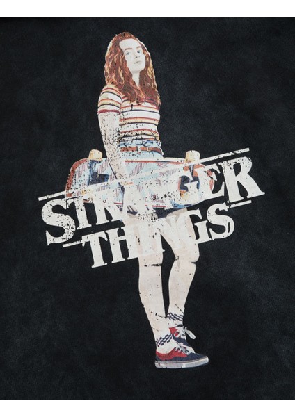 Stranger Things™ Kapüşonlu Sweatshirt (6-16 Yaş)