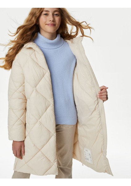 Marks & Spencer Stormwear™ Kapüşonlu Puffer Şişme Mont