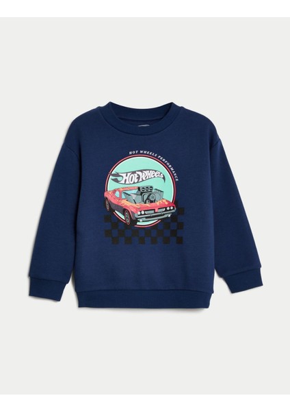 Marks & Spencer Hot Wheels™ Yuvarlak Yaka Sweatshirt