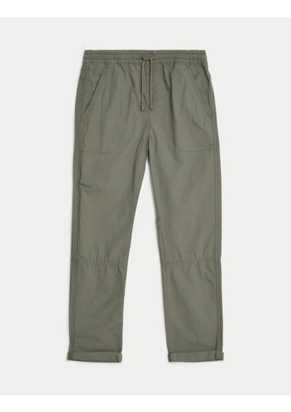 Saf Pamuklu Regular Fit Pantolon