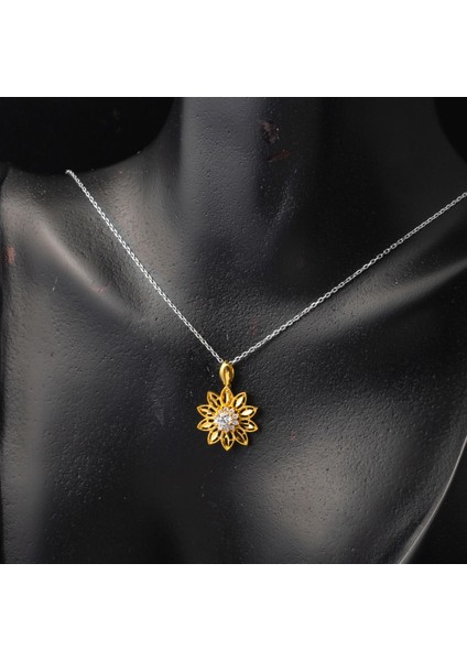 Lotus Çiçeği 22 Ayar Altın Kolye Ucu modelleri