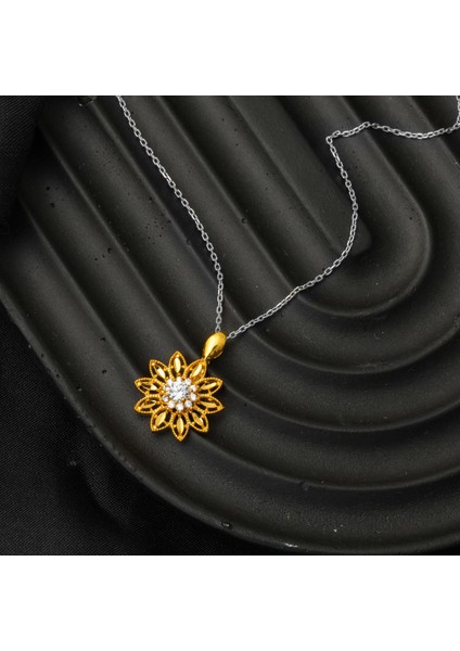 Lotus Çiçeği 22 Ayar Altın Kolye Ucu indirimleri