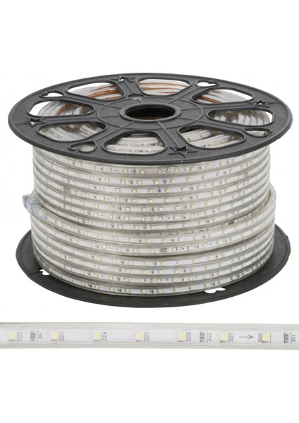 Ycl Powerline Üç Çip 40*40 Hortum Şerit LED - Beyaz Işık - 220 V - Dış Mekan - 100 Metre SP-PLD-4040B