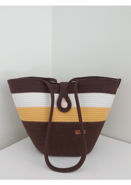 Hasır Çanta Omuz Çantası Plaj Çantası El Emeği Handmade Tasarım Tarz Yaz MODA-30CMX40-42CM