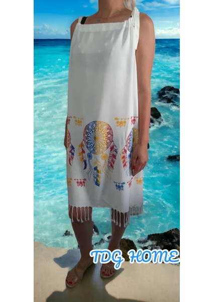 Beach Breeze Peştemal Deniz Elbisesi %100 Pamuk fırsatları