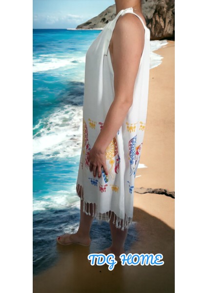 Beach Breeze Peştemal Deniz Elbisesi %100 Pamuk indirimleri