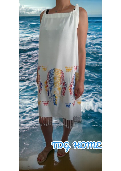 Beach Breeze Peştemal Deniz Elbisesi %100 Pamuk