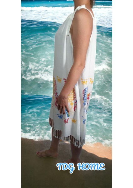Beach Breeze Peştemal Deniz Elbisesi %100 Pamuk