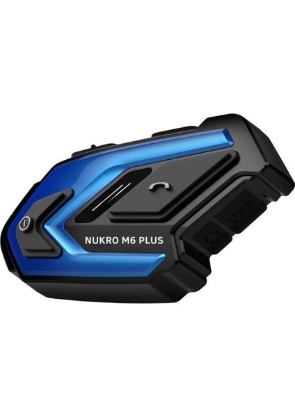 M6 Plus Bluetooth Intercom Mavi