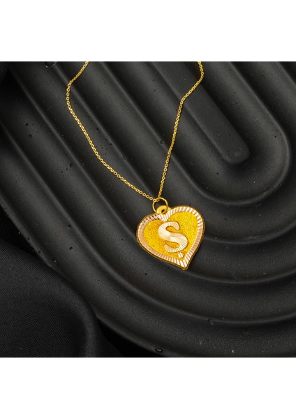 Ş Harfi Kalpli 14 Ayar Altın Kolye fiyatları