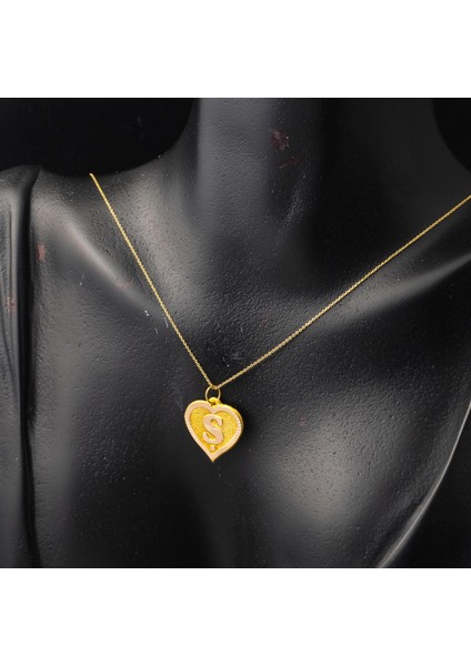 Ş Harfi Kalpli 14 Ayar Altın Kolye fırsatları