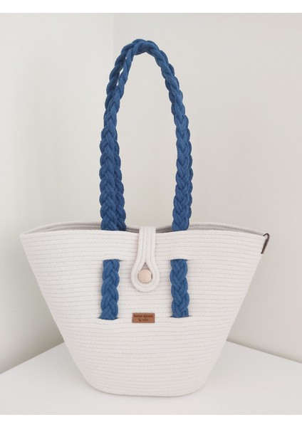 Hasır Çanta Omuz Çantası Plaj Çantası El Emeği Handmade Tasarım Tarz Yaz MODA-30CMX40-42CM fırsatları