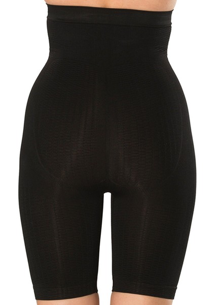 Yüksek Bel Selülit Önleyici Masaj Özellikli Toparlayıcı Kadın Bel Göbek Korse Siyah fırsatları