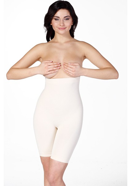 Kadın Ten Dikişsiz Yüksek Bel Toparlayıcı Slip Kadın Korse Ten modelleri