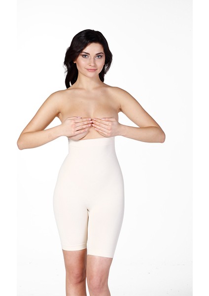 Kadın Ten Dikişsiz Yüksek Bel Toparlayıcı Slip Kadın Korse Ten indirimleri