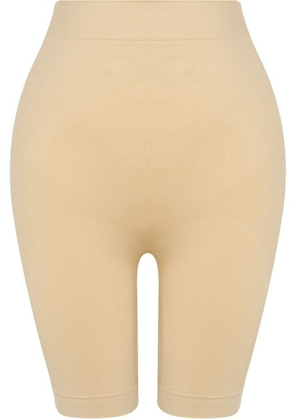 Kısa Paçalı Toparlayıcı Sıkılaştırıcı Kadın Korse Ten