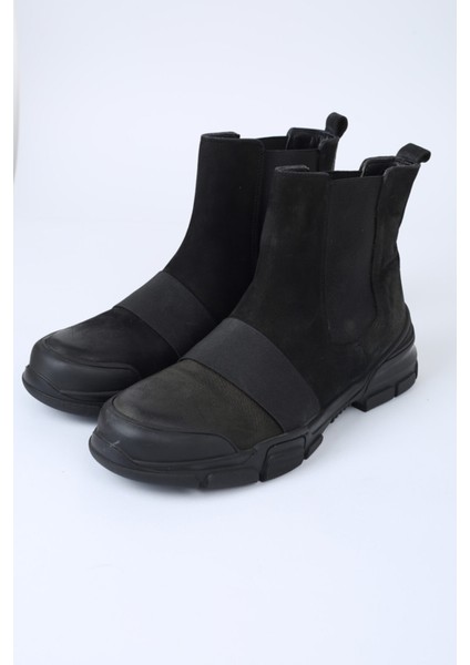 Donati Deri Siyah Erkek Bot