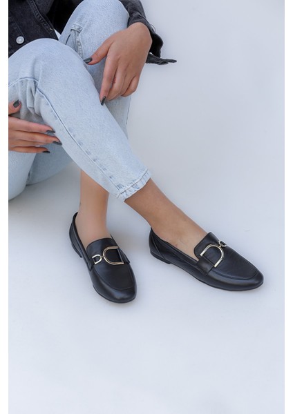 Shaw Yumuşak Deri Materyalli Kadın Loafer W001