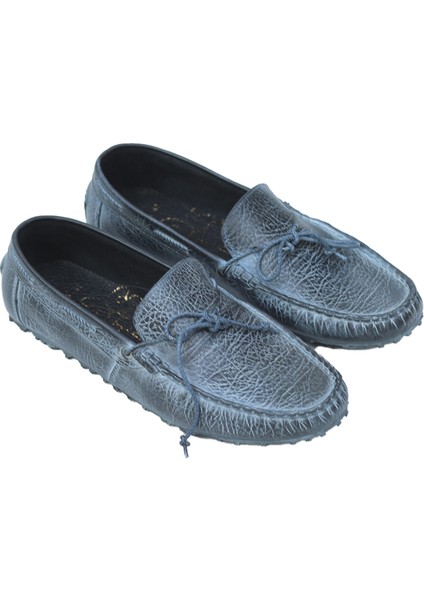 Deri El Yapımı Eskitme Renk Erkek Loafer modelleri