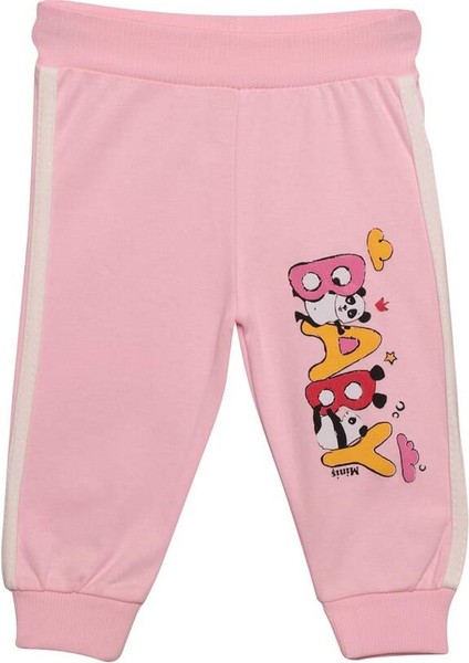 Baskılı Kız Bebek Tek Alt 1082 | Pembe