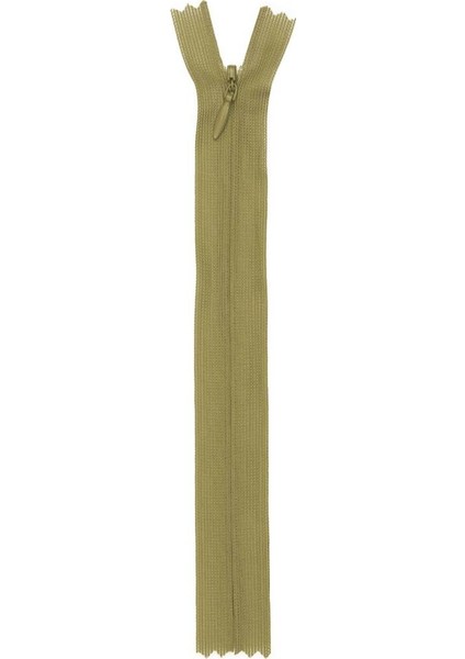 Gizli Etek Fermuarı 22 Açık Haki 20 cm