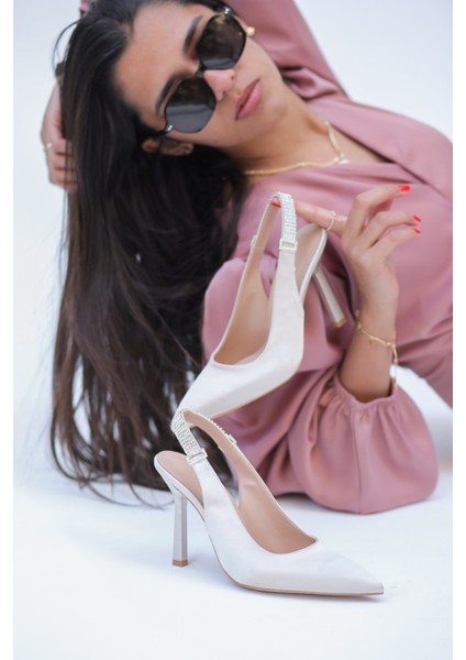Russel Saten Kadın Stiletto G060