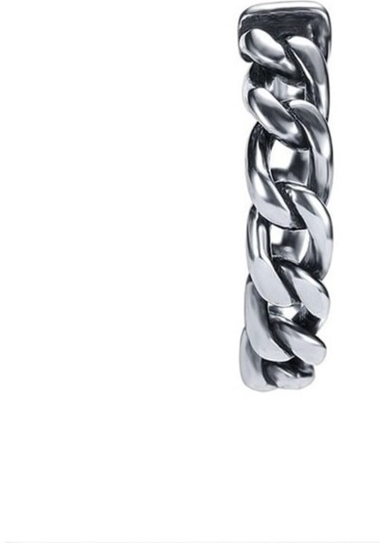 Örgü Halka Geçirmeli Butik 316L Çelik Erkek Küpe fiyatları