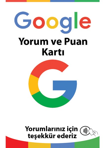 Yorum Kartı Google Yorum Kartı