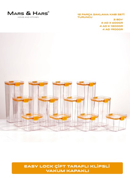 12'li Saklama Kabı Seti-Sızdırmaz-Çift Kilit Klipsli-vakum Kapaklı Erzak Saklama Kabı indirimleri