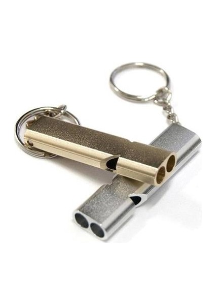 Buffer® Sos Acil Imdat Düdüğü Alüminyum Islık Anahtarlık Kamp Yürüyüş Aksesuar Araçları