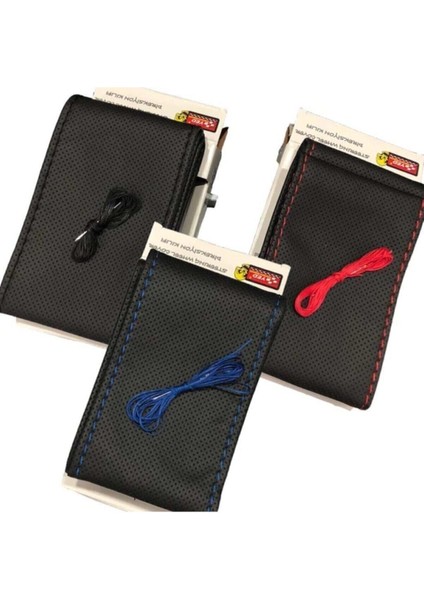 Kırmızı Dikişli Deri Dikme Direksiyon Kılıfı modelleri