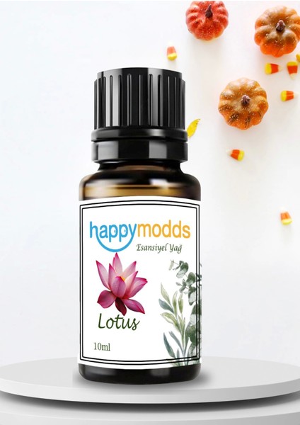 ,eko Paket,afrodizyak,beyaz Çiçekler,lavanta,lotus Çiçeği,paçuli,sandal Ağacı Uçucu Yağ 10 ml Happy My