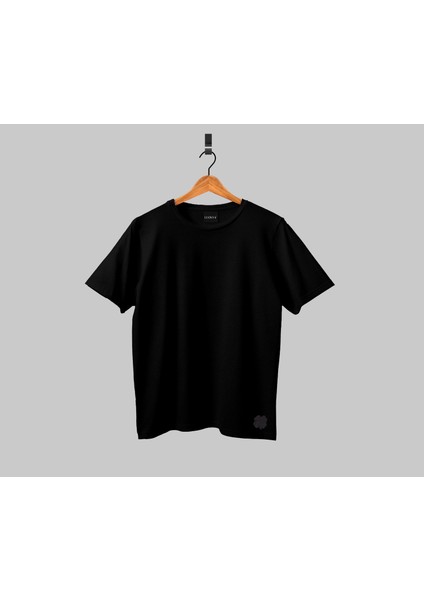 Basic Siyah Düzyaka T-Shirt
