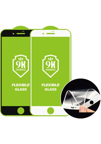 Apple iPhone 8 5d Flexible Nano Ekran Koruyucu Siyah