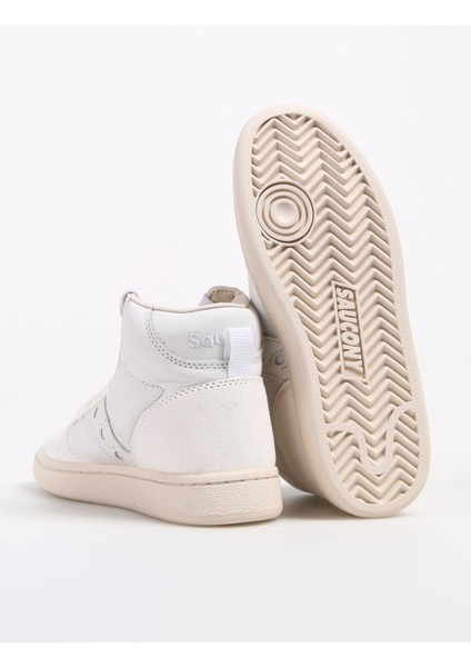 Beyaz Kadın Deri Sneaker S70722-3