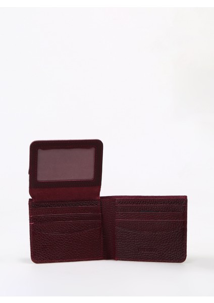 Bordo Kadın 10x19x2 cm Vegan Cüzdan Frk 505 Groko