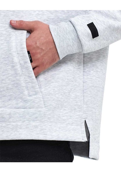 Kapüşonlu Oversize Kanguru Cep Şardonlu 3 Iplik Erkek Sweatshirt indirimleri