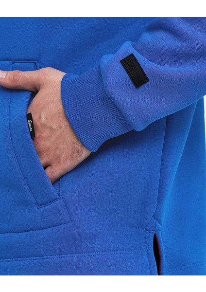 Kapüşonlu Oversize Kanguru Cep Şardonlu 3 Iplik Erkek Sweatshirt indirimleri