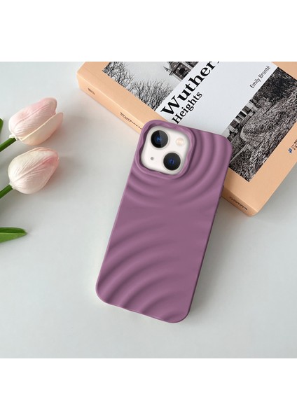 Apple iPhone 15 Plus Uyumlu Kılıf Zebana 3D Water Silikon Kılıf Mor