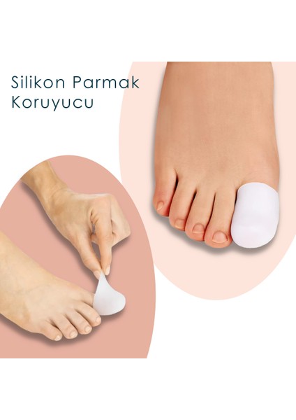 MG06 - Silikon Parmak Koruma | Yumuşak ve Esnek, Nasır Bölgesini Koruyucu Ped