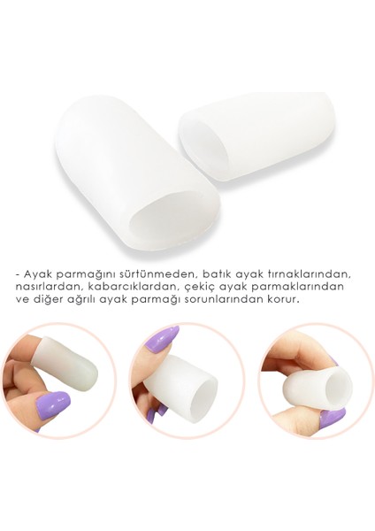 MG06 - Silikon Parmak Koruma | Yumuşak ve Esnek, Nasır Bölgesini Koruyucu Ped fiyatları