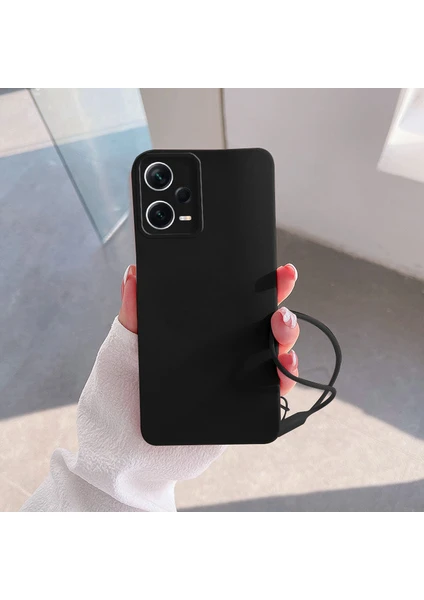 Xiaomi Redmi Note 12 Pro 5g Uyumlu Kılıf Zebana Love Yumuşak Silikon Kılıf Siyah