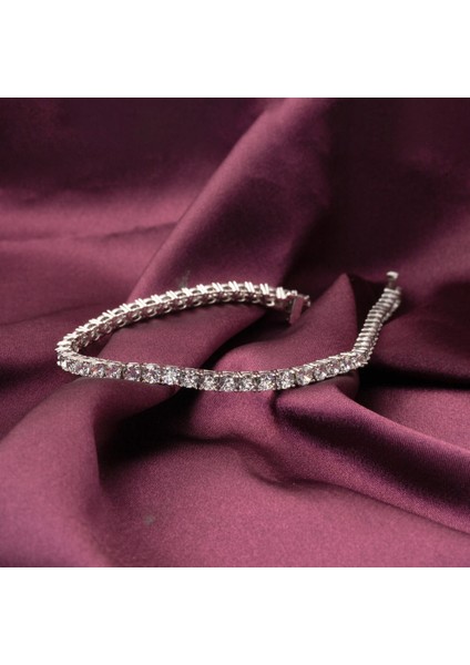 14 Ayar Su Yolu Beyaz Altın Bileklik fırsatları