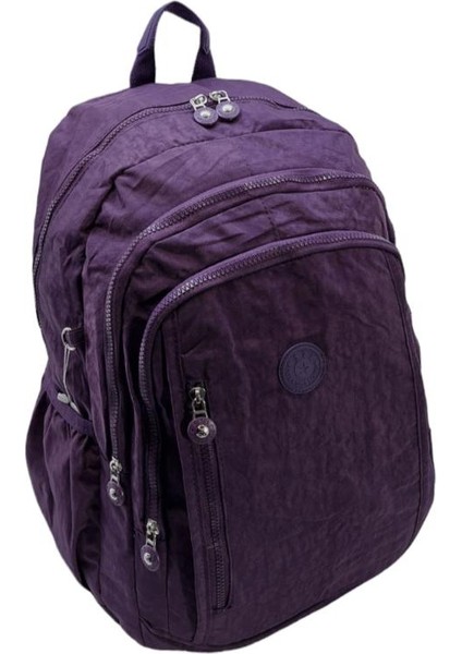 Klinkır Bayan Sırt Çantası Büyük Boy Yağmur Geçirmez Hafif Kumaş Çok Cepli Kadın Okul Sırt Çantası 45 cm modelleri