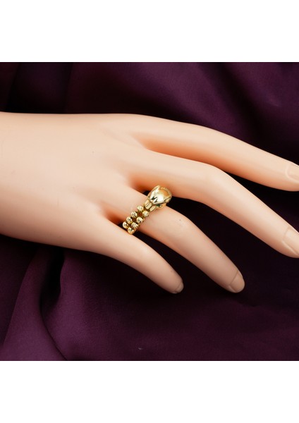 Dorikalı Puma Altın Yüzük 14 Ayar modelleri