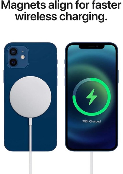 Apple iPhone 11 12 13 14 15 Pro Max Magsafe Kablosuz Şarj Aleti